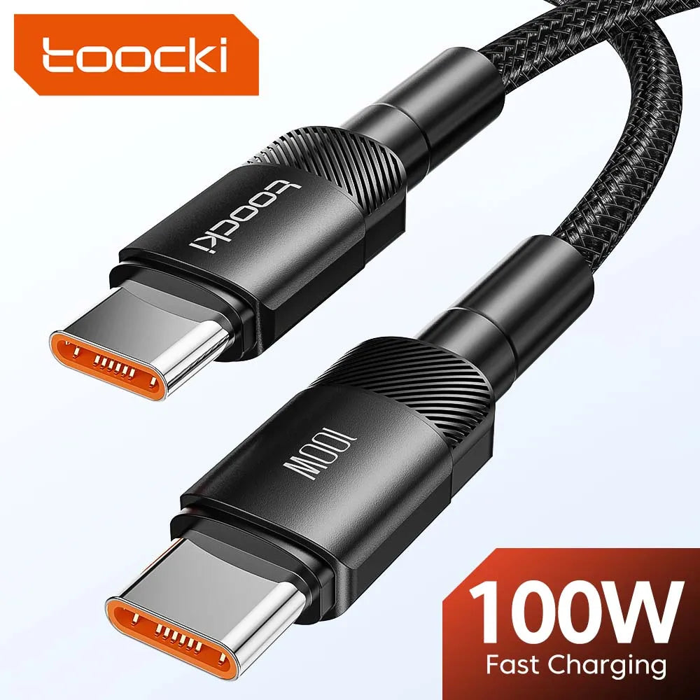 Toocki 100W Type C to USB C Cable PD 3.0
