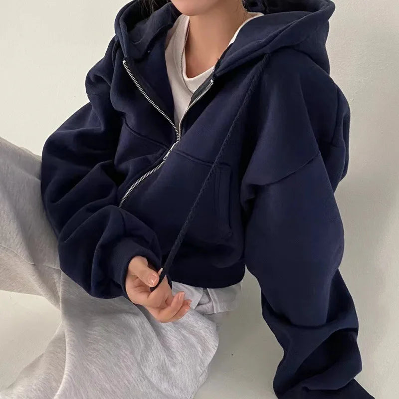 2024 Spring Autumn New Insfleece-lined