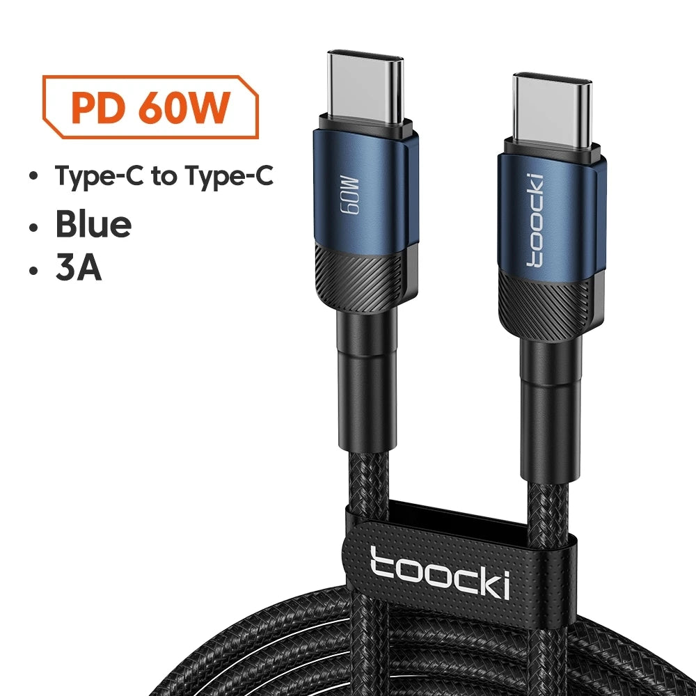 Toocki 100W Type C to USB C Cable PD 3.0